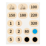 AS stickers - набір наліпок для педикюру - Зображення 9