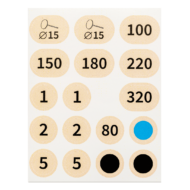 AS stickers - набір наліпок для педикюру - Зображення 8