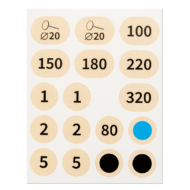 AS stickers - набір наліпок для педикюру - Зображення 7